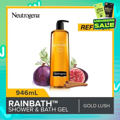 NEUTROGENA Rainbath Refreshing Shower And Bath Gel Gold Lush For Spa-Like Indulgence 946ml