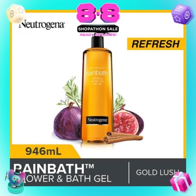 NEUTROGENA - Rainbath Refreshing Shower And Bath Gel Gold Lush For Spa-Like Indulgence 946ml