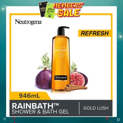 NEUTROGENA - Rainbath Refreshing Shower And Bath Gel Gold Lush For Spa-Like Indulgence 946ml
