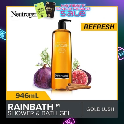 NEUTROGENA Rainbath Refreshing Shower And Bath Gel Gold Lush For Spa-Like Indulgence 946ml