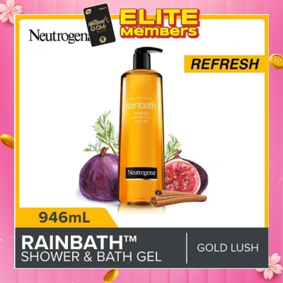 NEUTROGENA Rainbath Refreshing Shower And Bath Gel Gold Lush For Spa-Like Indulgence 946ml