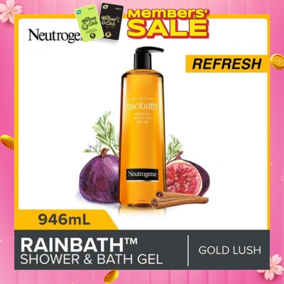 NEUTROGENA Rainbath Refreshing Shower And Bath Gel Gold Lush For Spa-Like Indulgence 946ml