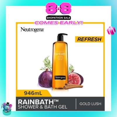 NEUTROGENA - Rainbath Refreshing Shower And Bath Gel Gold Lush For Spa-Like Indulgence 946ml