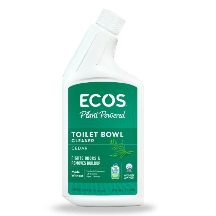 Plant Powered Toilet Bowl Cleaner Cedar (To Fights Odor & Removes Buildup) 710ml