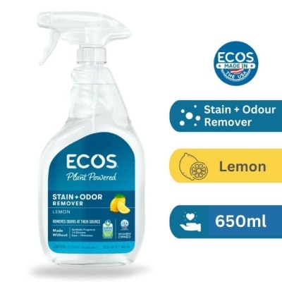 ECOS Plant Powered Stain + Odor Remover Lemon 650ml