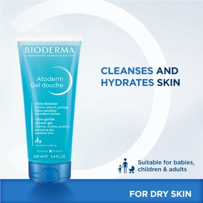 BIODERMA - Atoderm Gel douche Ultra-Gentle Cleansing Gel 100ml