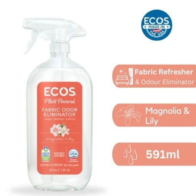 ECOS Plant Powered Fabric Odor Eliminator Magnolia & Lily (For Carpet, Bedding & Clothing) 590ml