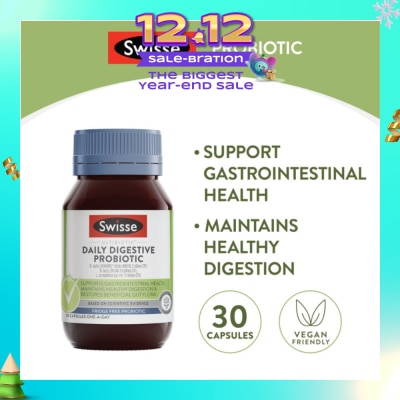 SWISSE Ultibiotics Daily Digestive Probiotic Capsule 30s