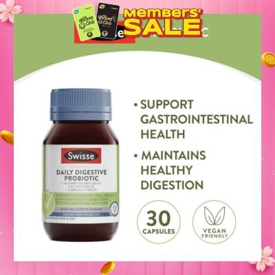 SWISSE [CNY] Ultibiotics Daily Digestive Probiotic Capsule 30s