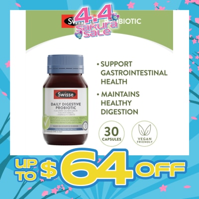 SWISSE - Ultibiotics Daily Digestive Probiotic Capsule 30s