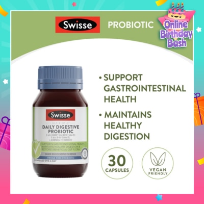 SWISSE Ultibiotics Daily Digestive Probiotic Capsule 30s