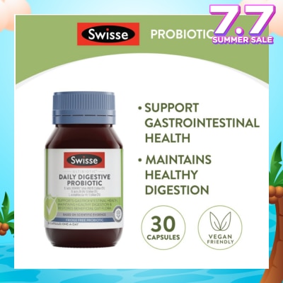SWISSE Ultibiotics Daily Digestive Probiotic Capsule 30s