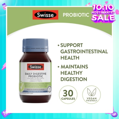 SWISSE Ultibiotics Daily Digestive Probiotic Capsule 30s