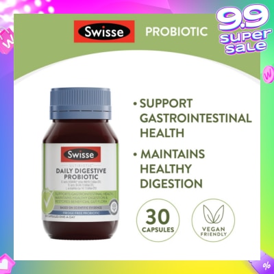SWISSE Ultibiotics Daily Digestive Probiotic Capsule 30s