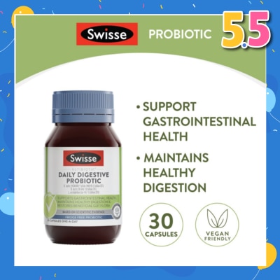 SWISSE Ultibiotics Daily Digestive Probiotic Capsule 30s
