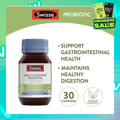 SWISSE Ultibiotics Daily Digestive Probiotic Capsule 30s