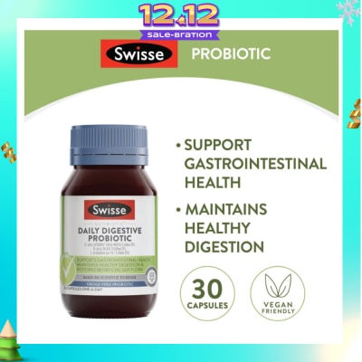 SWISSE Ultibiotics Daily Digestive Probiotic Capsule 30s