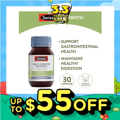 SWISSE [CNY] Ultibiotics Daily Digestive Probiotic Capsule 30s