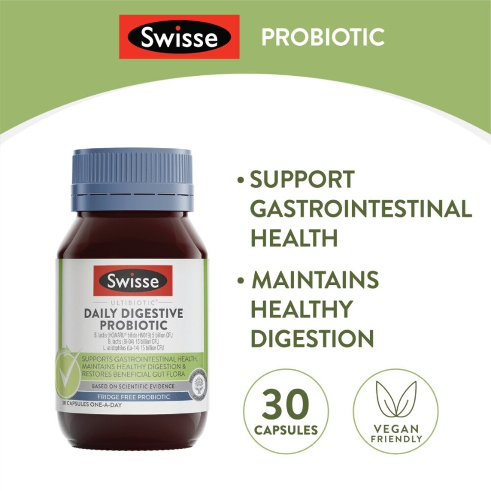 Ultibiotics Daily Digestive Probiotic Capsule 30s