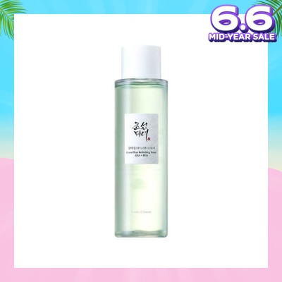 BEAUTY OF JOSEON Green Plum Refreshing Toner (Aha+Bha,Daily Exfoliating Toner With Glycolic Acid And Salicylic Acid) 150ml