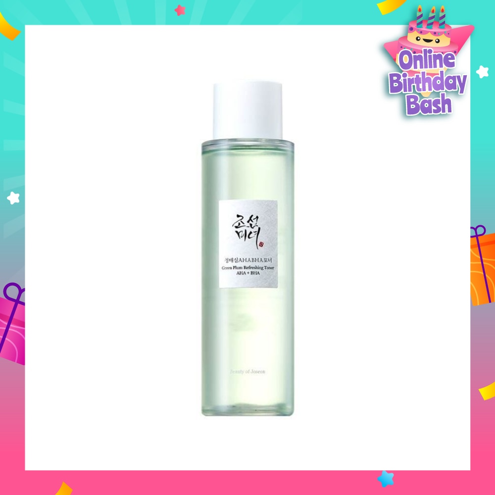 Green Plum Refreshing Toner (Aha+Bha,Daily Exfoliating Toner With Glycolic Acid And Salicylic Acid) 150ml