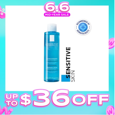 LA ROCHE-POSAY - Physiological Soothing Lotion (0% Alcohol Face Toner to rebalance pH for Sensitive Skin) 200ml
