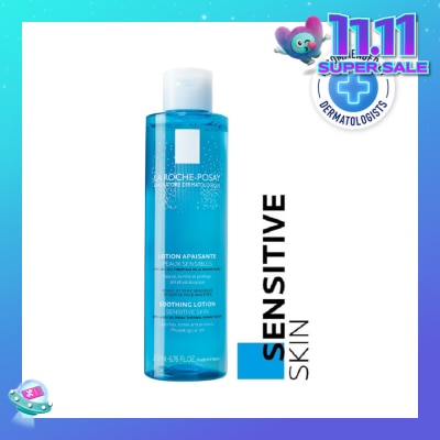 LA ROCHE-POSAY Physiological Soothing Lotion (0% Alcohol Face Toner to rebalance pH for Sensitive Skin) 200ml