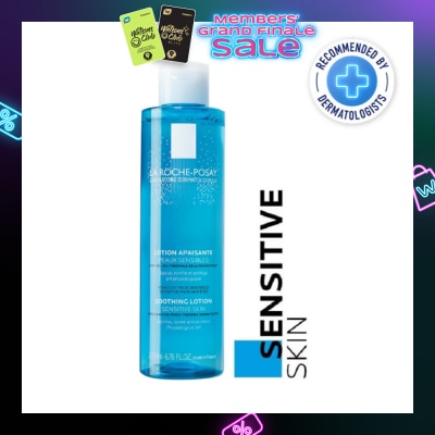LA ROCHE-POSAY Physiological Soothing Lotion (0% Alcohol Face Toner to rebalance pH for Sensitive Skin) 200ml