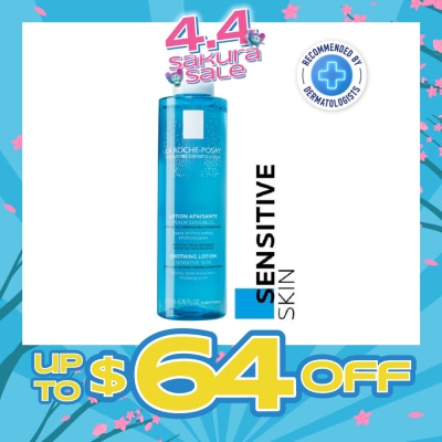 LA ROCHE-POSAY - Physiological Soothing Lotion (0% Alcohol Face Toner to rebalance pH for Sensitive Skin) 200ml