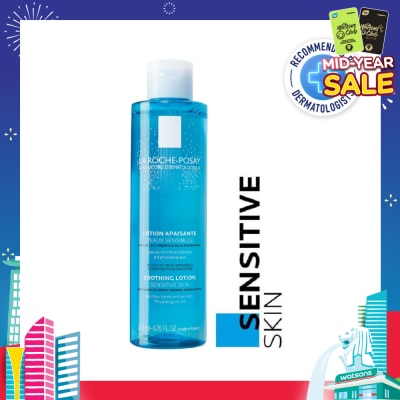 LA ROCHE-POSAY Physiological Soothing Lotion (0% Alcohol Face Toner to rebalance pH for Sensitive Skin) 200ml
