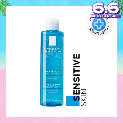 LA ROCHE-POSAY Physiological Soothing Lotion (0% Alcohol Face Toner to rebalance pH for Sensitive Skin) 200ml