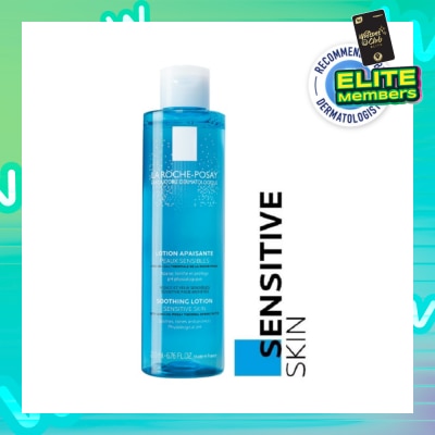 LA ROCHE-POSAY Physiological Soothing Lotion (0% Alcohol Face Toner to rebalance pH for Sensitive Skin) 200ml