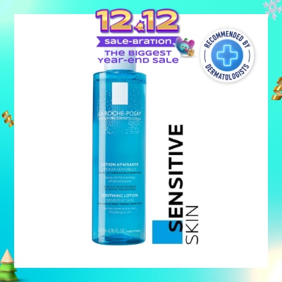 LA ROCHE-POSAY Physiological Soothing Lotion (0% Alcohol Face Toner to rebalance pH for Sensitive Skin) 200ml