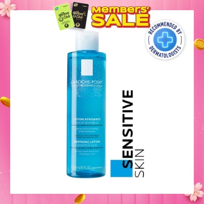 LA ROCHE-POSAY Physiological Soothing Lotion (0% Alcohol Face Toner to rebalance pH for Sensitive Skin) 200ml
