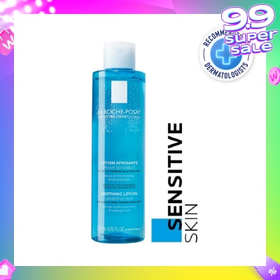 LA ROCHE-POSAY Physiological Soothing Lotion (0% Alcohol Face Toner to rebalance pH for Sensitive Skin) 200ml