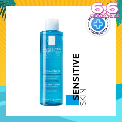 LA ROCHE-POSAY Physiological Soothing Lotion (0% Alcohol Face Toner to rebalance pH for Sensitive Skin) 200ml