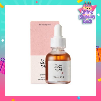 BEAUTY OF JOSEON Revive Serum (Ginseng+Snail Mucin, Lightweight Serum For Anti Wrinkle And Anti Pigmentation) 30ml