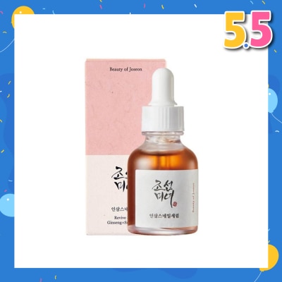 BEAUTY OF JOSEON Revive Serum (Ginseng+Snail Mucin, Lightweight Serum For Anti Wrinkle And Anti Pigmentation) 30ml