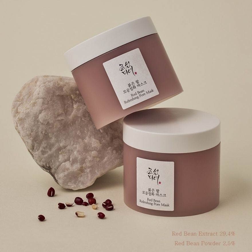 Red Bean Refreshing Pore Mask (Moist Clay Texture For Pore And Exfoliation Care) 140ml