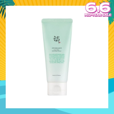 BEAUTY OF JOSEON Green Plum Refreshing Cleanser (Hypoallergenic Facial Gel Cleanser With Plum Water And Mung Bean Extract) 100ml