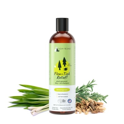 KIN + KIND - Flea Tick Dog Shampoo Lemongrass 354ml