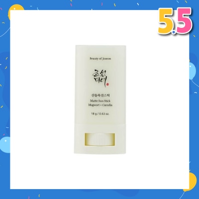 BEAUTY OF JOSEON Matte Sun Stick (Mugwort + Camelia Spf50+ Pa++++ Non-Greasy Matte Sun Stick For Uv Protection) 18g