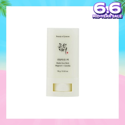 BEAUTY OF JOSEON Matte Sun Stick (Mugwort + Camelia Spf50+ Pa++++ Non-Greasy Matte Sun Stick For Uv Protection) 18g