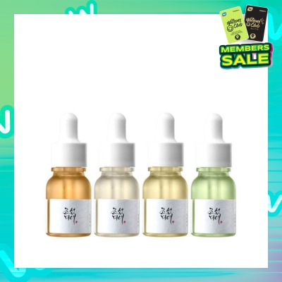 BEAUTY OF JOSEON Hanbang Serum Discovery 10ml Packset consists Calming Serum 1s + Glow Serum 1s + Glow Deep Serum 1s + Revive Serum 1s