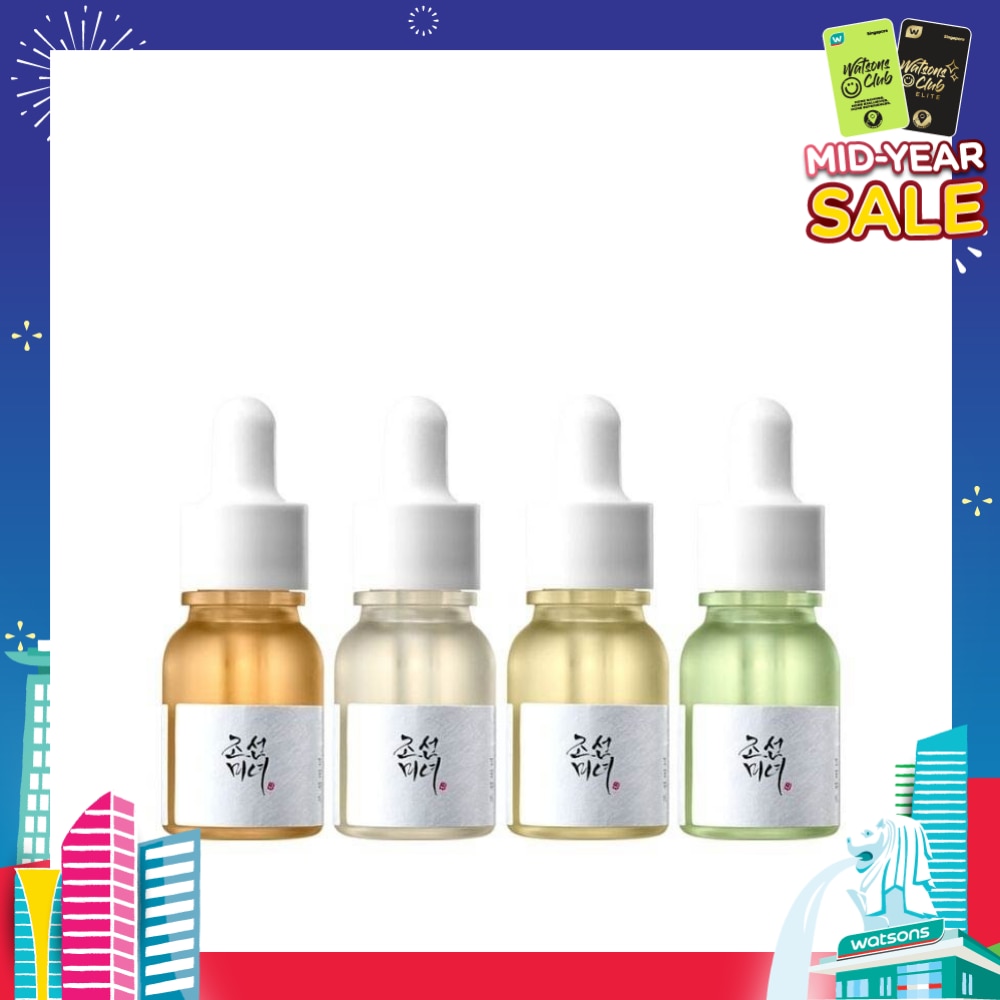 Hanbang Serum Discovery 10ml Packset consists Calming Serum 1s + Glow Serum 1s + Glow Deep Serum 1s + Revive Serum 1s