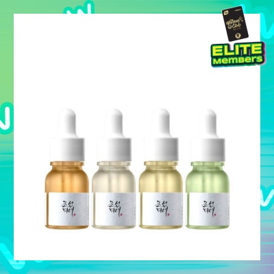 BEAUTY OF JOSEON Hanbang Serum Discovery 10ml Packset consists Calming Serum 1s + Glow Serum 1s + Glow Deep Serum 1s + Revive Serum 1s