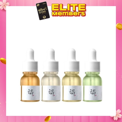 BEAUTY OF JOSEON Hanbang Serum Discovery 10ml Packset consists Calming Serum 1s + Glow Serum 1s + Glow Deep Serum 1s + Revive Serum 1s