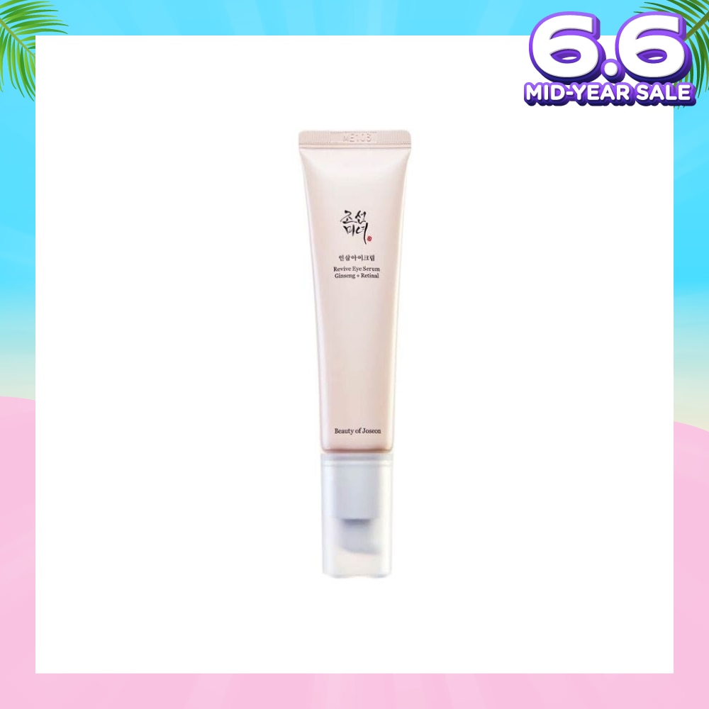 Revive Eye Serum, Ginseng + Retinal (Eye Serum With Ginseng Root Extract And Retinal Liposome For Fine Lines And Wrinkles) 30ml
