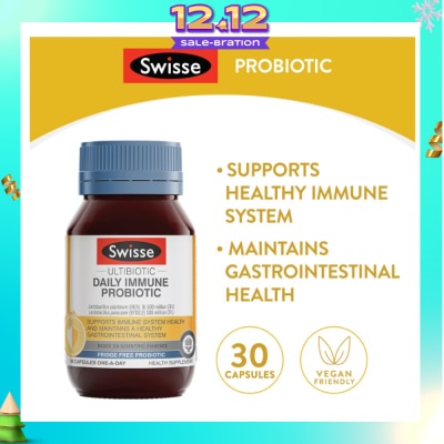 SWISSE Ultibiotic Daily Immune Probiotic 30s