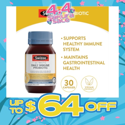 SWISSE - Ultibiotic Daily Immune Probiotic 30s (Expiry: Oct`2026)